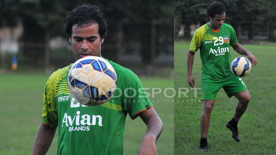 Khairallah Abdelkbir, mantan pemain Bhayangkara FC. Copyright: © Fajar Kristanto/INDOSPORT